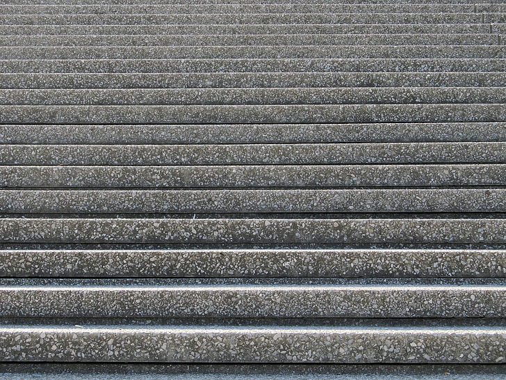 korake, stepenice, beton, stubište, uzorak, stubište, put