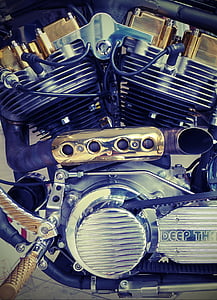 motore, bicromato di potassio, Harley davidson, moto, nobile, veicolo a due ruote, tecnologia