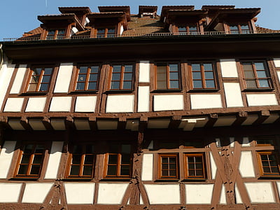 δένω, fachwerkhaus, μπαρ, ξύλο, Αρχική σελίδα, κτίριο, πρόσοψη