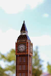 빅 벤, 런던, 3d 퍼즐, 타워, 시계, 영국