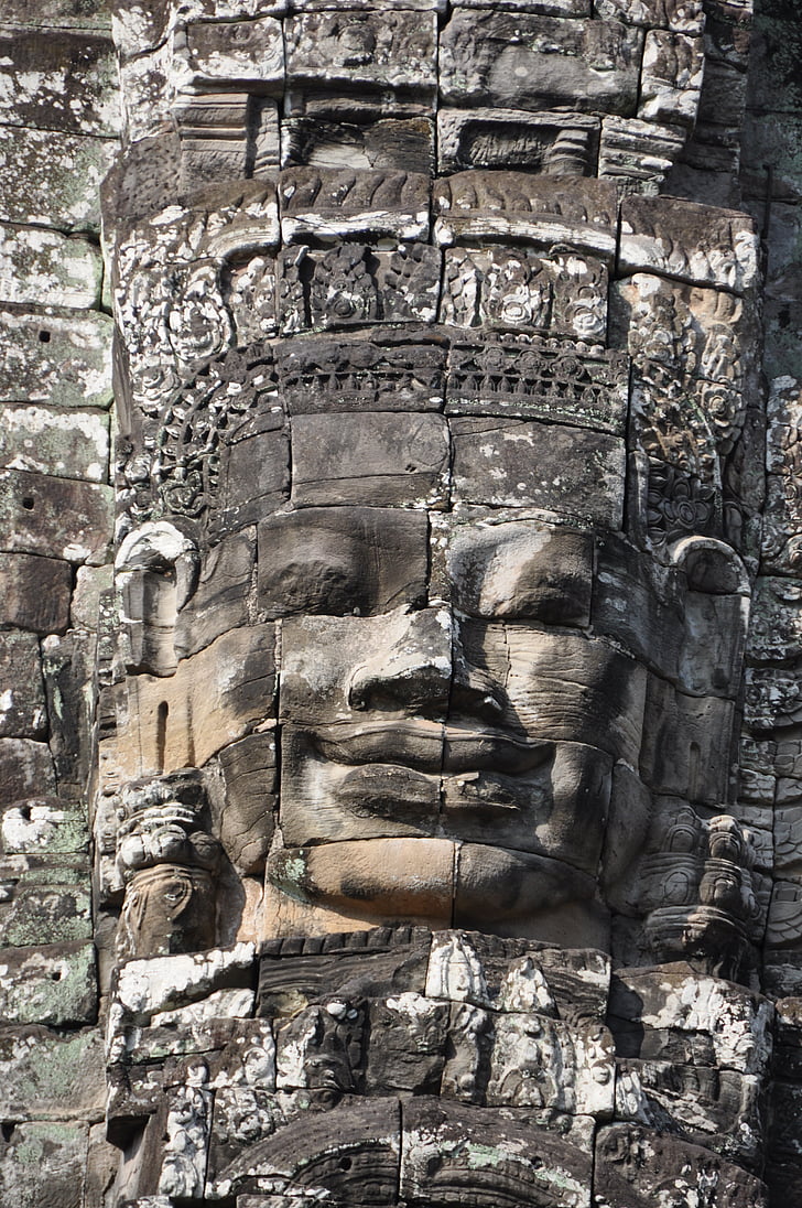 Angkor thom, Cambodja, Siem reap, Angkor, Khmer, Tempel - bygningen, gamle