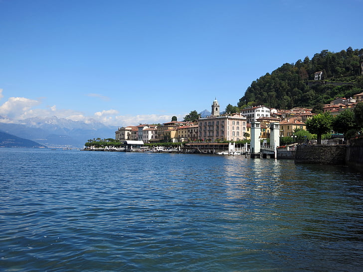 jezero como, Itálie, voda, svátek, Basant di como, jezero, hory