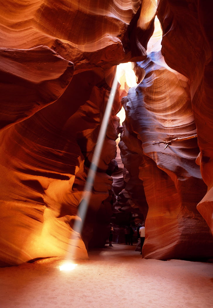 Arizona, ngarai, Amerika Serikat, pasir batu, bayangan, cahaya, warna-warni