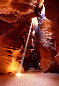애리조나, 협곡, 미국, 모래 돌, 그림자, 빛, 다채로운