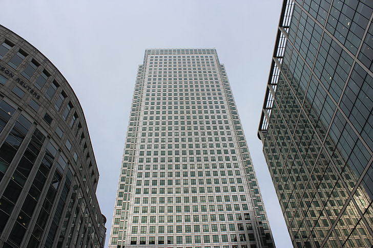 skyskraber, Palazzo, bygning, farvet glas, højde, City, London
