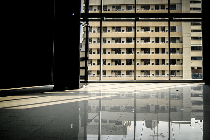 sombra, edifício, arquitetura, cidade, apartamento