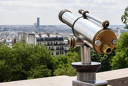 architecture, buildings, city, cityscape, outdoors, telescope, town