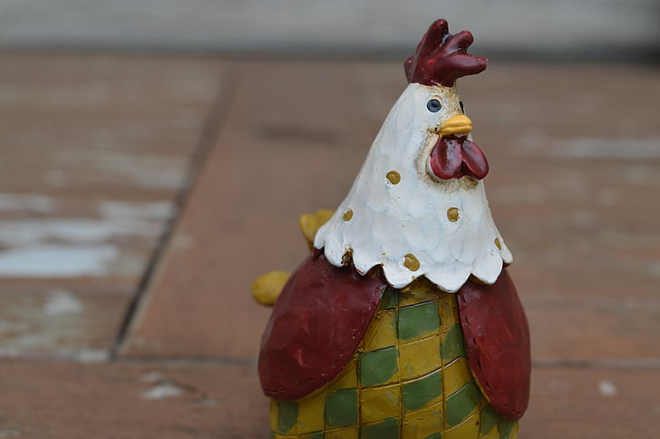 rooster, ornament, chicken, poultry, bird, farm, hen