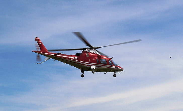 helikopter, let, vzpon