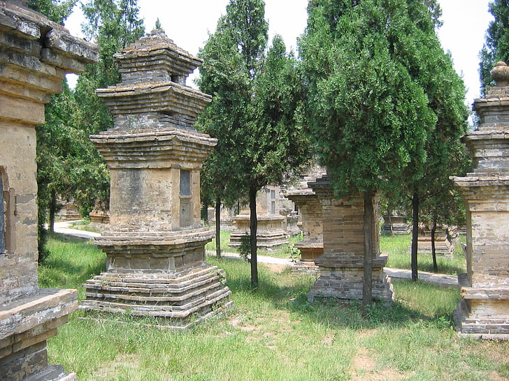hřbitov, shoalin, Čína