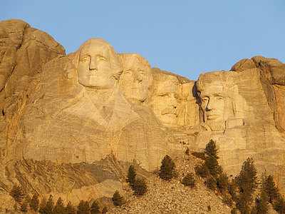 планината Ръшмор, Паметник, забележителност, живописна, Съншайн, Южна Дакота, Паметник