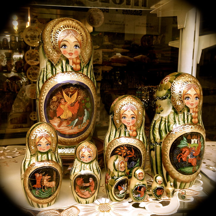 Ruské bábiky, matrioshkas, remeslá, kultúr, náboženstvo, spiritualita, Ázia