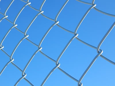 chain link, fence, chain, link, security, metal, barrier
