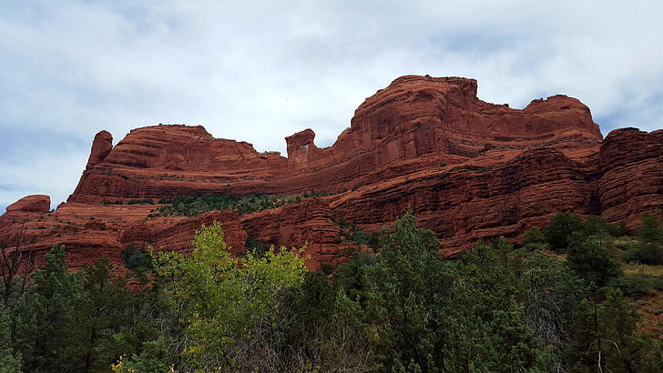 sedona, arizona, landscape, southwest, desert, red, rock