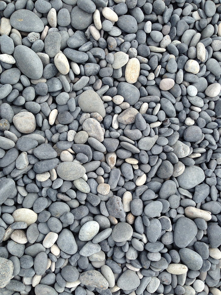 Islandia, Playa, textura de piedra, naturaleza, guijarro, fondos, patrón de