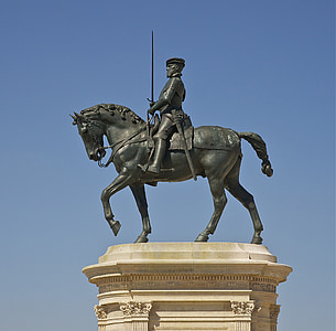 Anne de montmorency, équitation aux Jeux, statue de, bronze, France, sculpture, historique