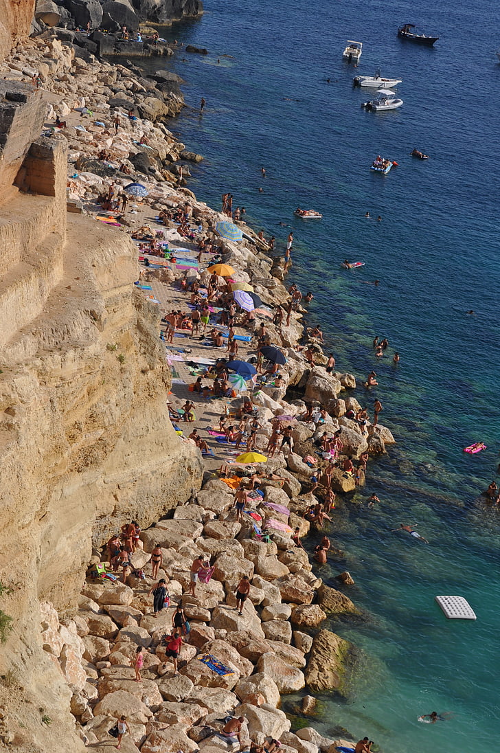 jūra, Apulija, Salentas, šventės, vasaros, atostogų, kraštovaizdžio