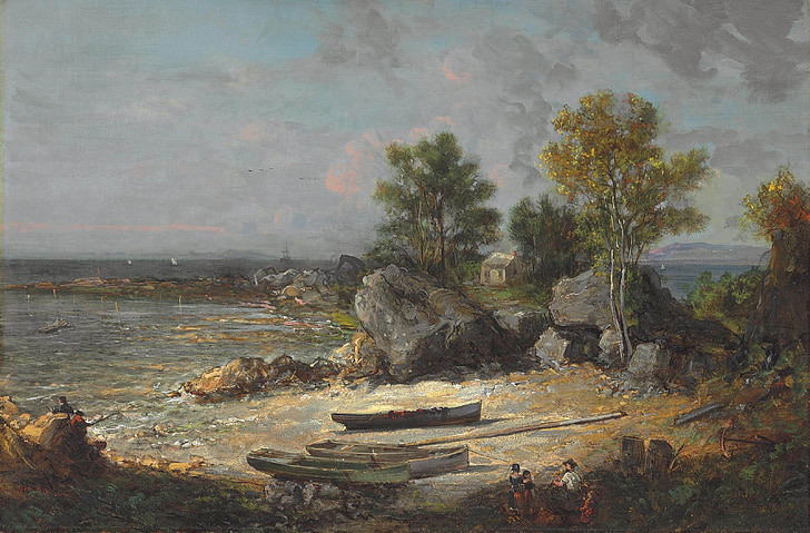 George brown, maalaus, Art, Öljy kankaalle, taiteellinen, taiteellisuus, maisema