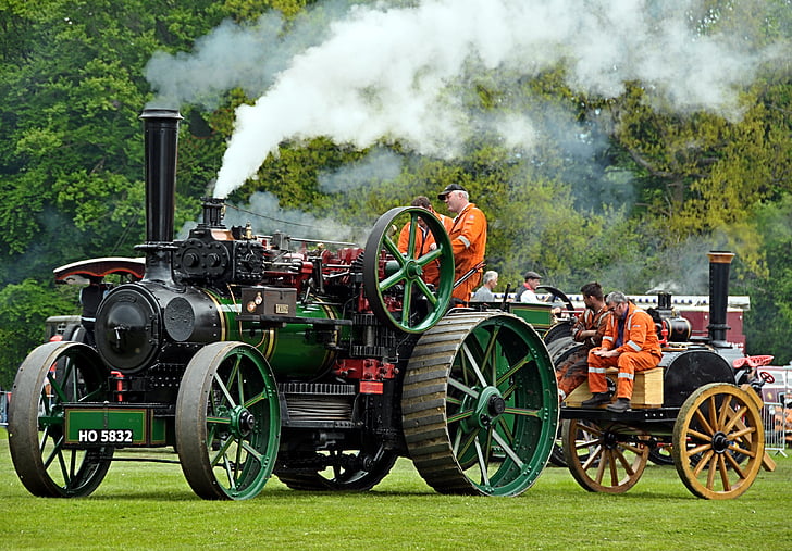 steam, traction, engine, fair, vintage, antique, tractors