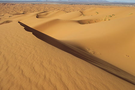 песок, сахара, пустыня, Структура, Дюна