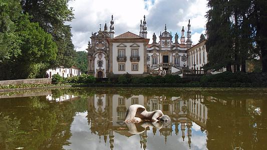 mateus, 카사, 궁전, 빌라 레알, 포르투갈, 아키텍처, 포르투갈어
