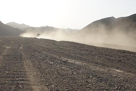 dust, desert, terrain vehicle, auto, jeep, egypt, desert safari