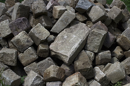 taşlar, taş, kaldırım taşı, Granit, tazhely, güçlü, cins