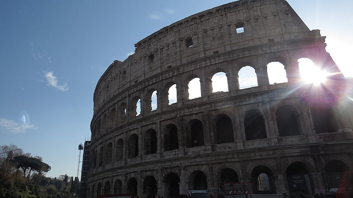 Kolizejs, Rome, arhitektūra, Coliseum, Amphitheatre, stadions, Roma - Itālija