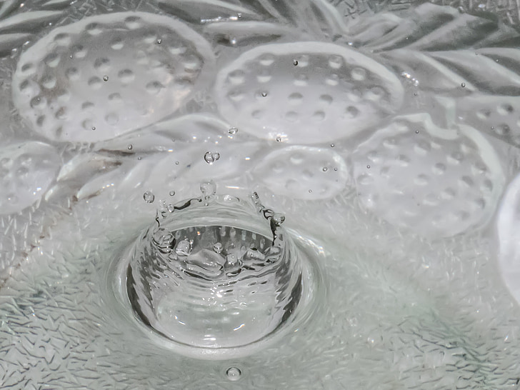 vandens, burbulas, stiklo, šaltinis, formų, srove, gėlo vandens