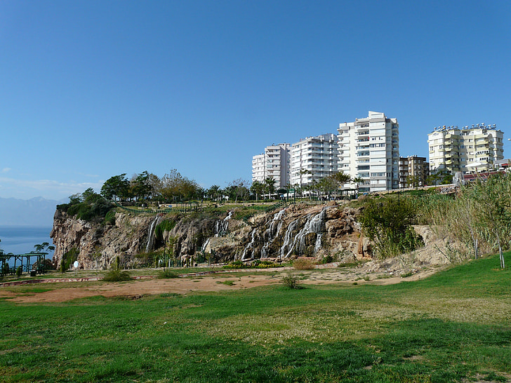 Duden park, Duden, augšējā düden ūdenskritums, ūdenskritums, düden ūdenskritums, Antalya, parks