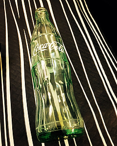 бутылка, стекло, Coca-Cola, пустая, жидкость, Ресторан