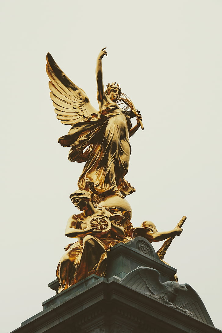 London, Buckinghami palee, detail, Ühendkuningriik, Palace, kuldne, skulptuur