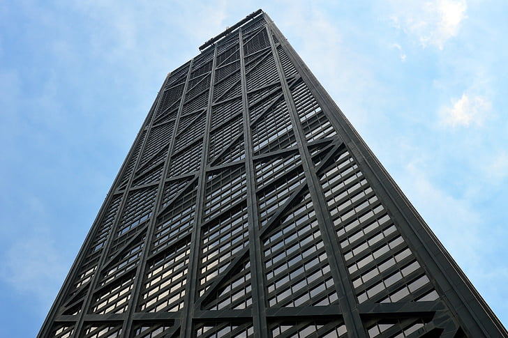 John hancock center, John hancock, supertall, grattacielo, Chicago, Illinois, americano