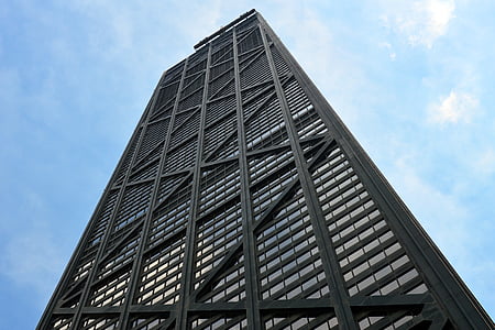 John hancock center, John hancock, supertall, mrakodrap, Chicago, Illinois, Americká