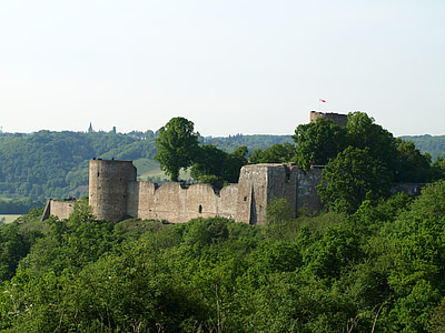 Castle, kaupungin blankenberg, historiallisesti