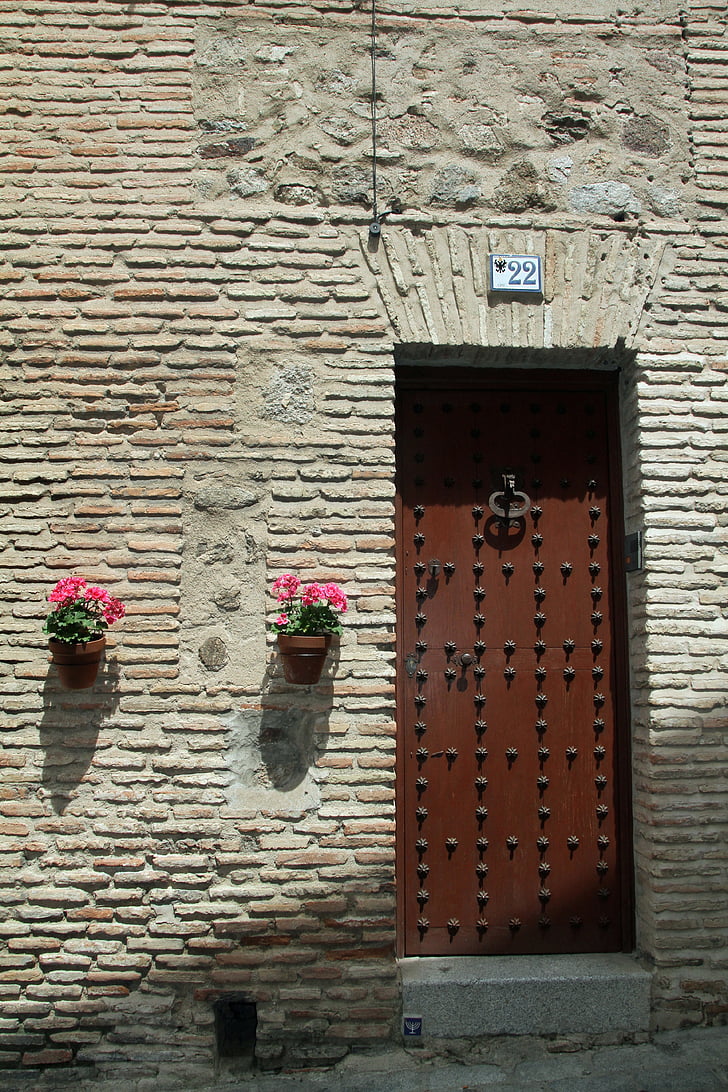 dörr, Toledo, Spanien, resor, turism, landskap, Spanska