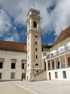 Coimbra, Portugalsko, Univerzita, historicky, Architektura, věž, UNESCO