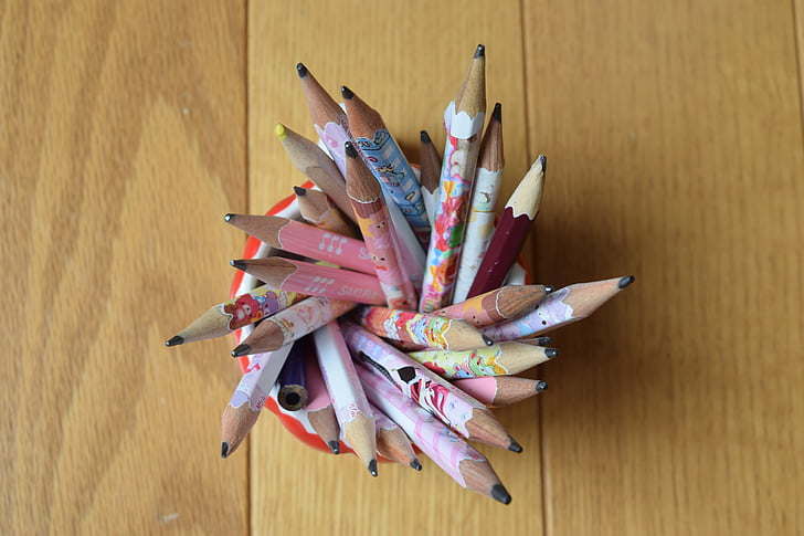 pieštukai, raštu, įrankis, rašyti, švietimo, brėžinys, Piešimas pieštuku