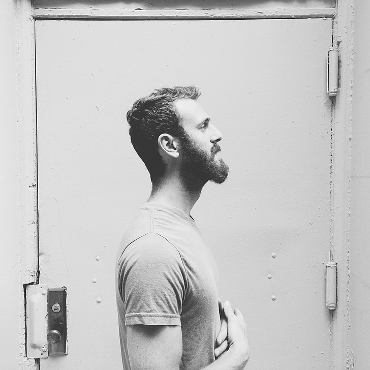 person, male, man, beard, hipster, young, portrait