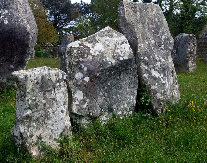 megaliti di Carnac, Brittany, Megalith, megalitico, antica, Bretagne, Carnac
