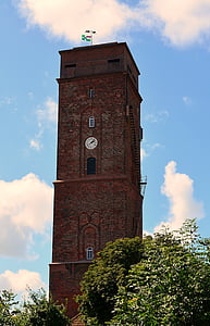 Lighthouse, Beacon, gamle fyrtårn, Borkum, daymark, Fragt