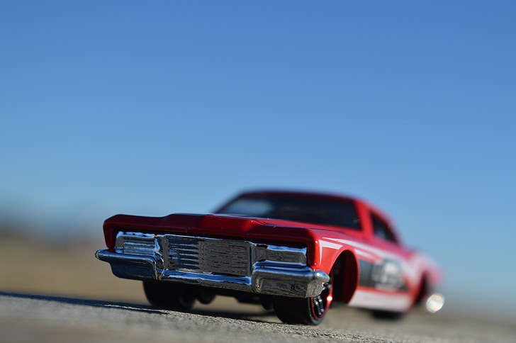 car, toy, red, blue sky, drive, driving, car racing