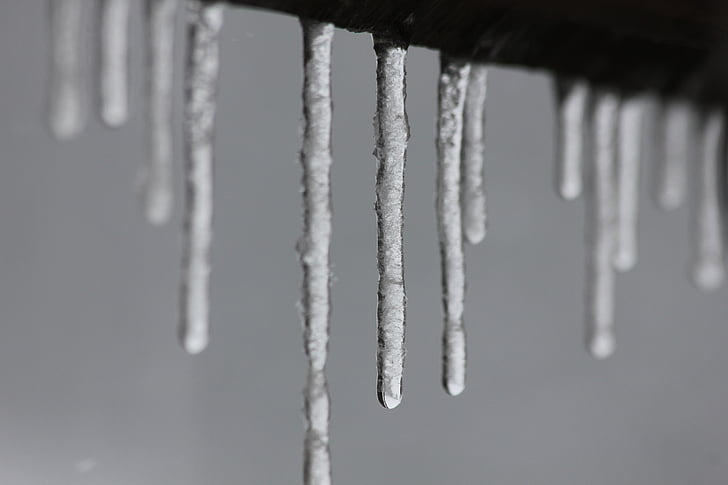 icicle, winter, ice, frost, snow, drop, frozen