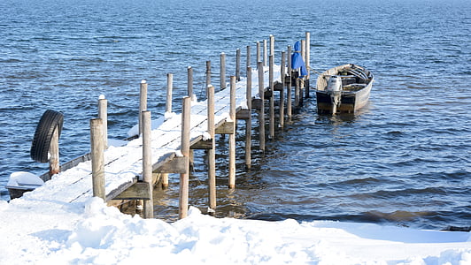 ฤดูหนาว, น้ำ, เริ่มต้นระบบ, เว็บ, ท่าเทียบเรือ, ทะเลสาบ, เย็น