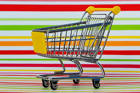 shopping cart, shopping, purchasing, candy, trolley, shopping list, food