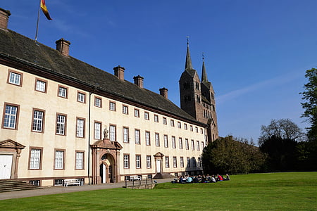 Castle, Saksa, Luonto, arkkitehtuuri, jalo, Höxter, corvey