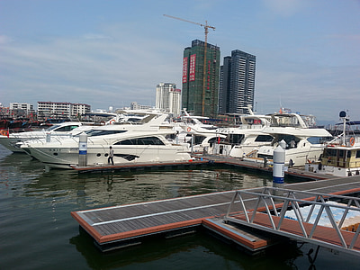 Yacht, Bay, Sanya, Kina
