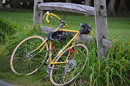 bici, recinzione, mountain bike, ciclo, biciclette, attivo, divertimento