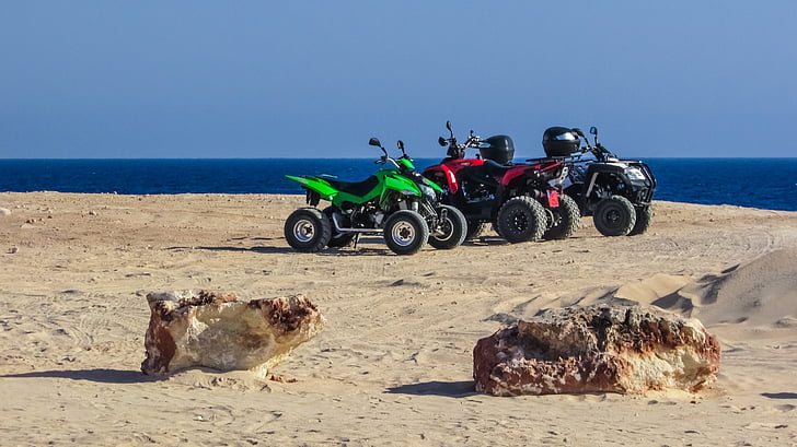 moto quad, 4 ruote, veicolo, sporco, avventura, 4 x 4, Off-Road