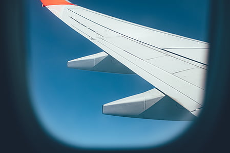 Flugzeug, Flugzeugflügel, Flugzeug, Flug, Reisen, Fenster, Transport